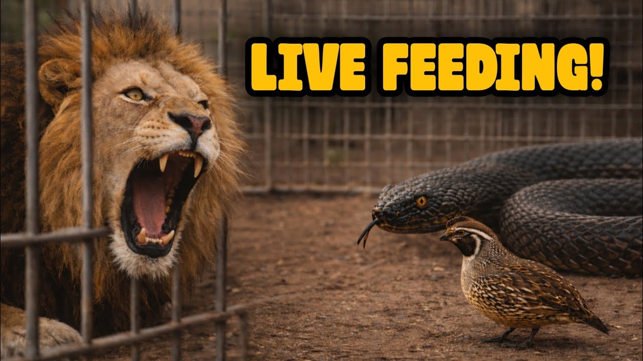 Lion Aur Snake Ke Saath Quail  | Karachi Zoo