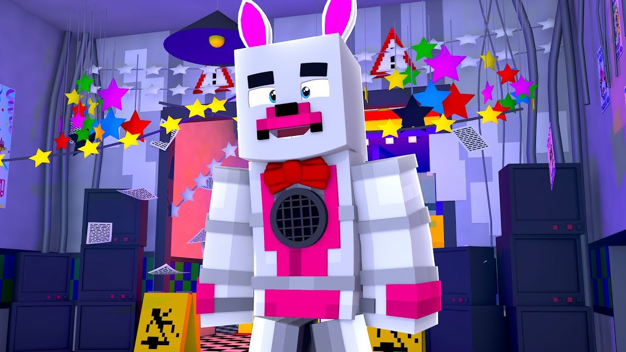 Фантайм Фокси посещает новое место Фантайм Фредди! Minecraft FNAF Roleplay