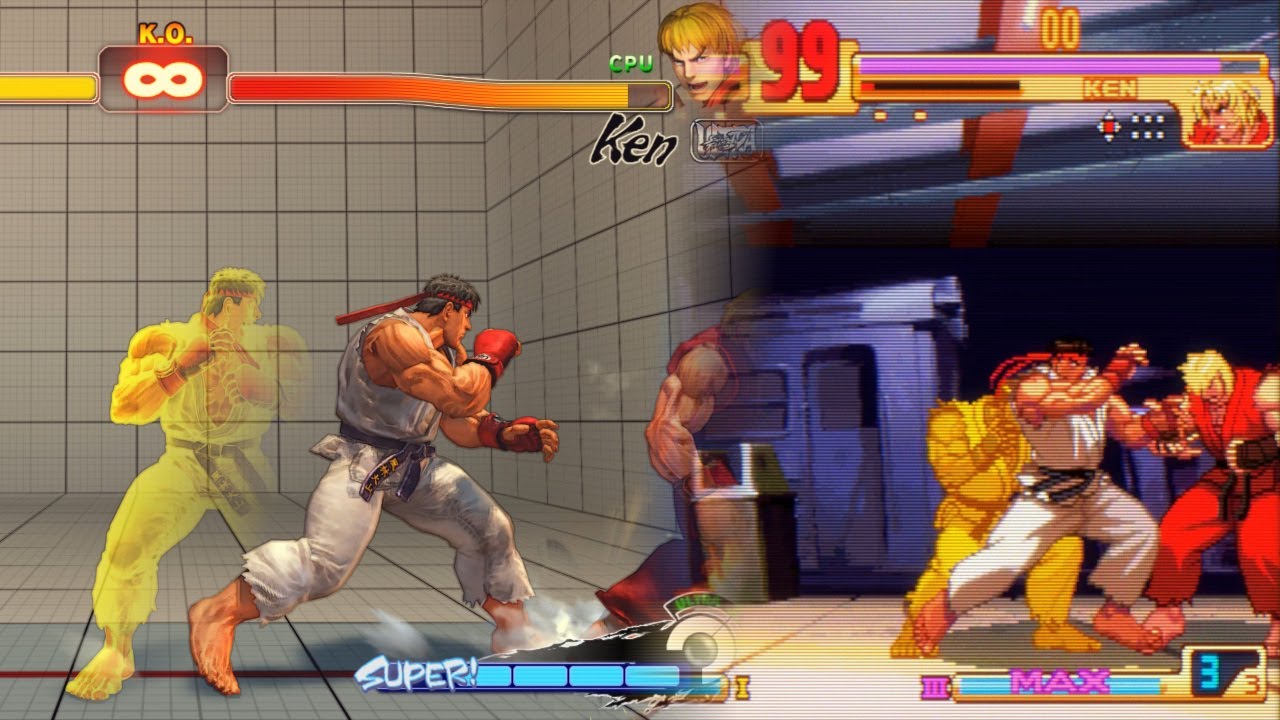 SF4 combos in SF3 are not real, they can't hurt you [see description]