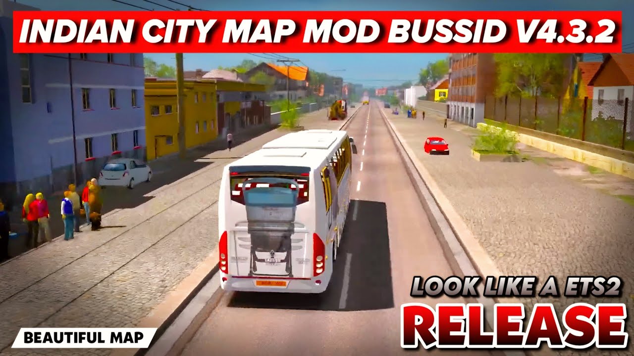 LATEST INDIA CITY MAP MOD For Bus Simulator Indonesia || Bussid V4.3.2 || Offroad Gamers ||