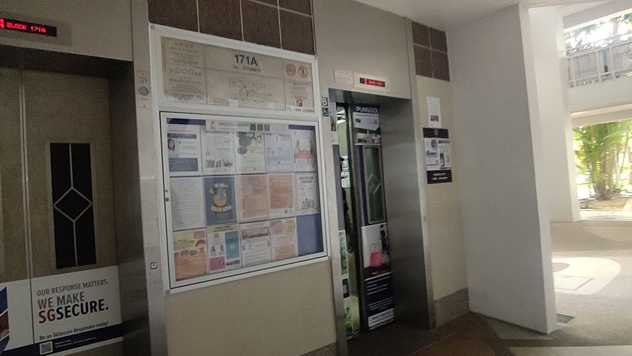 LG Elevator at Block 171A Punggol.