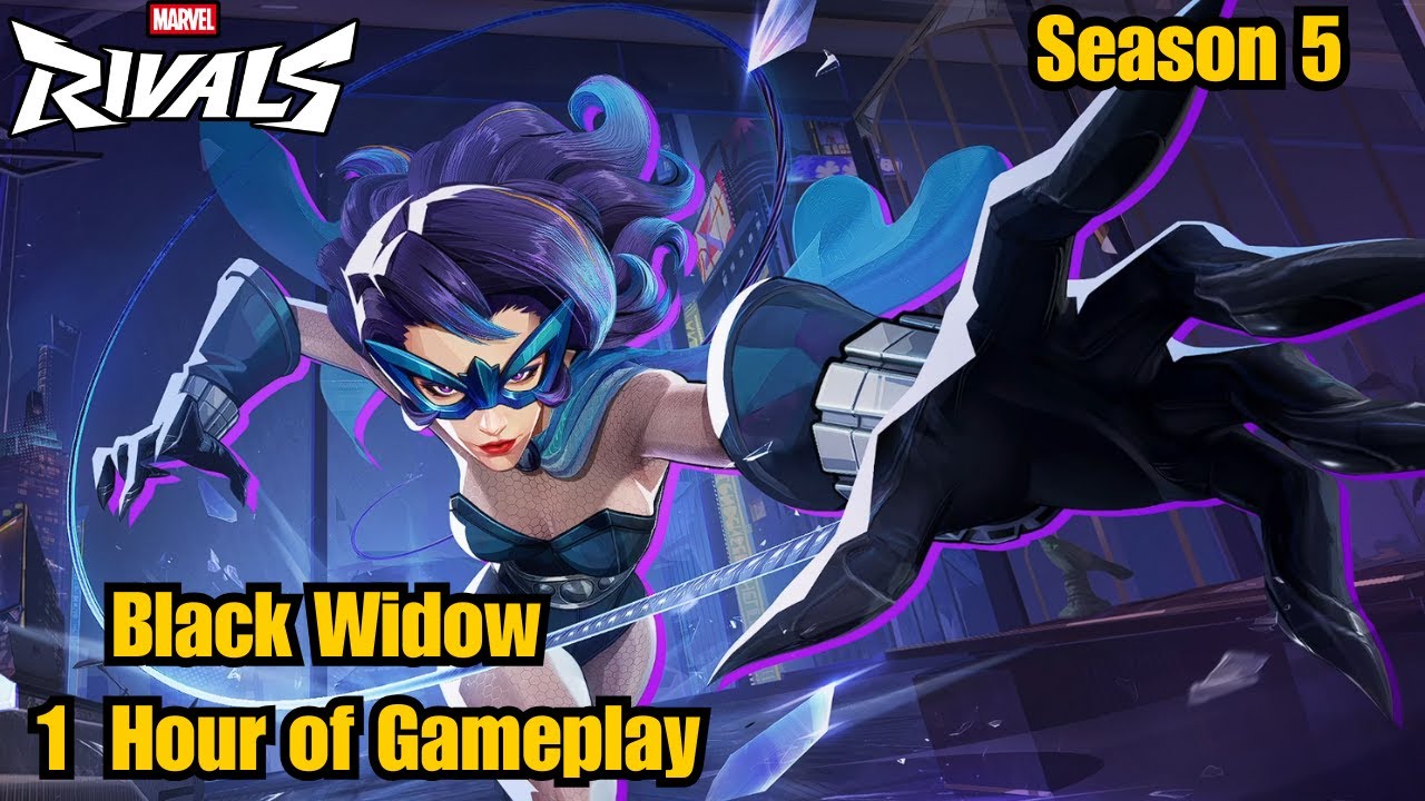 Black Widow Midnight Suspense 1 Hour of Gameplay | Marvel Rivals | Season 5