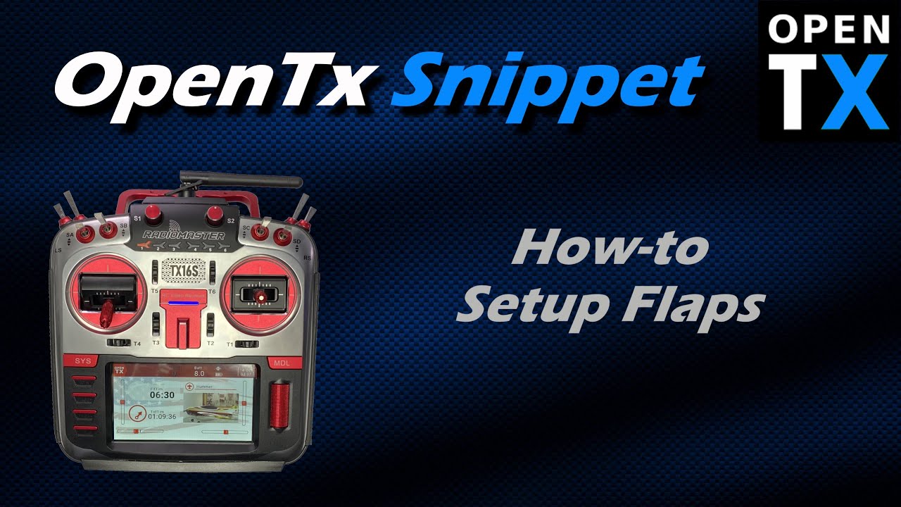 OpenTx Snippet • How To Setup Flaps
