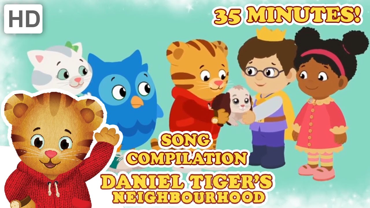 Daniel Tiger - Grr-IFIC песни Сборник (35 минут)