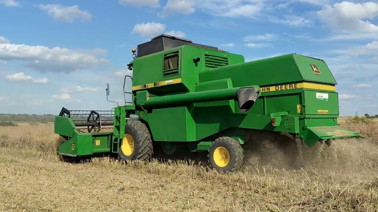 John Deere 1188 Żniwa 2025 Pierwszy wjazd w Rzepak
