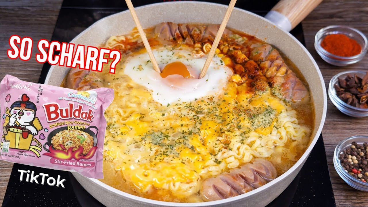 Buldak Carbonara Challenge: Wie scharf ist die TikTok-Pasta wirklich? 🔥