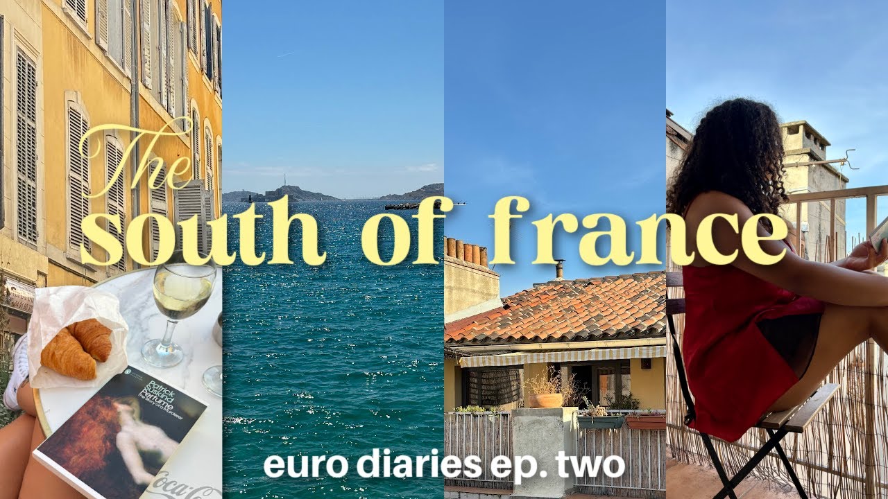 summer in marseille ☀️📹 beach days, the old port & summer reading