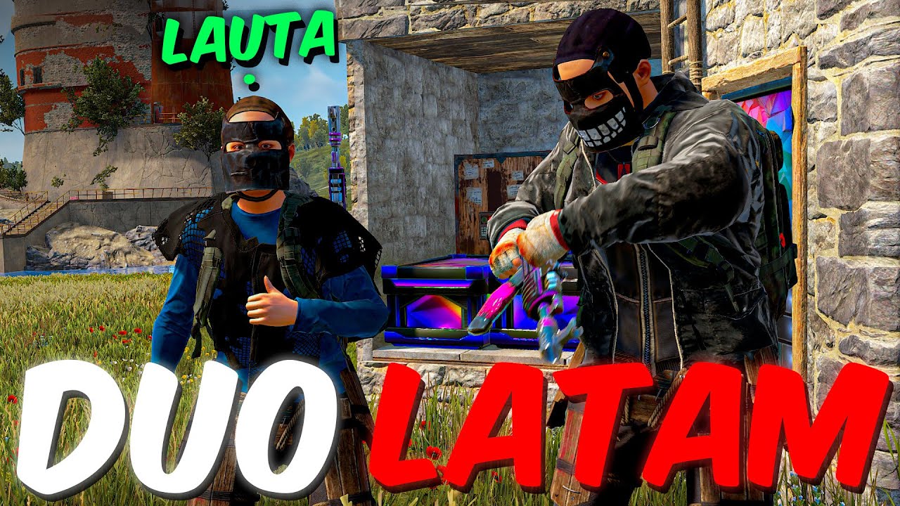 DUO 40.000 HORAS vs 600 PLAYERS - Rust en Español