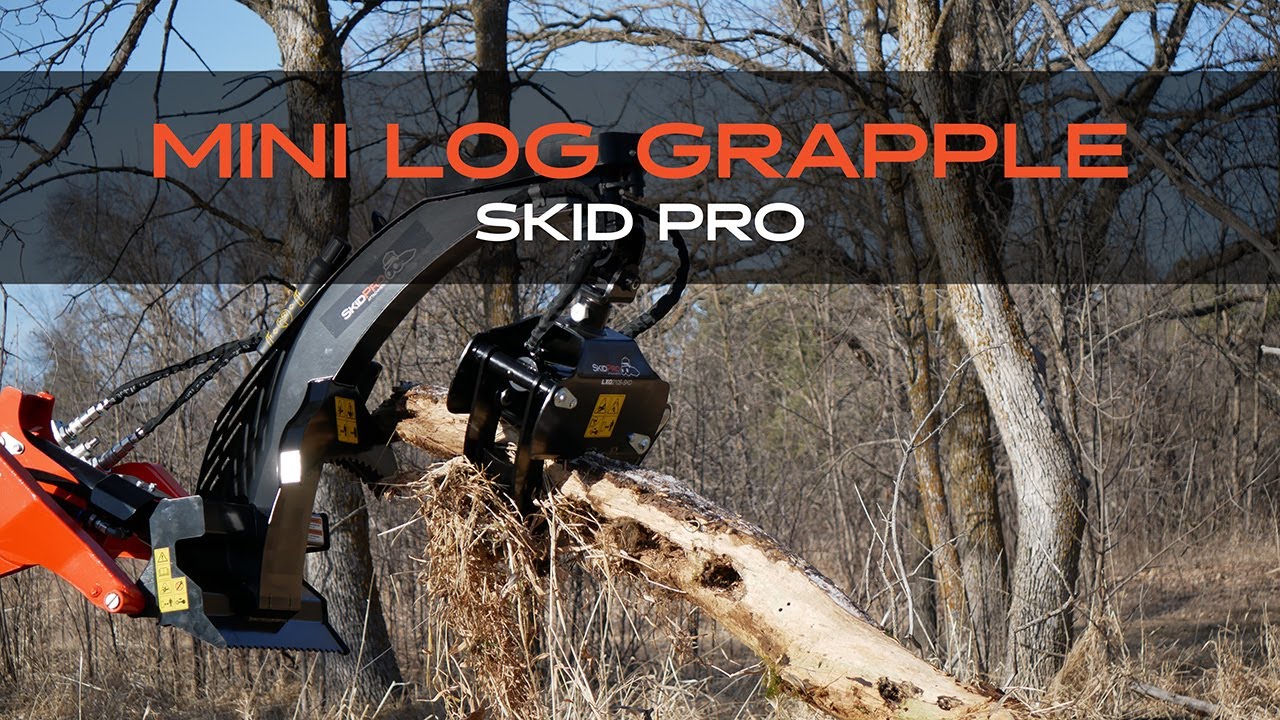 Skid Pro Mini Log Grapple – Heavy-Duty Log & Brush Handling!