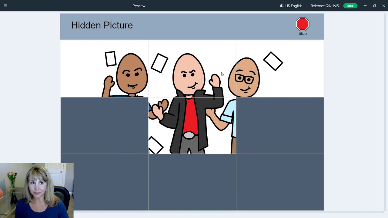 How to make a hidden picture activity in Boardmaker 7