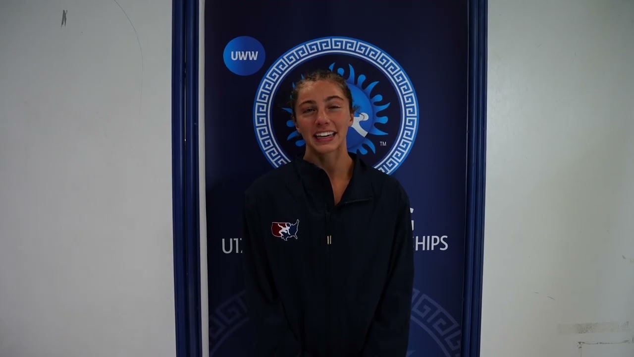 Jaclyn Bouzakis wins 2025 U17 World bronze medal in women's freestyle