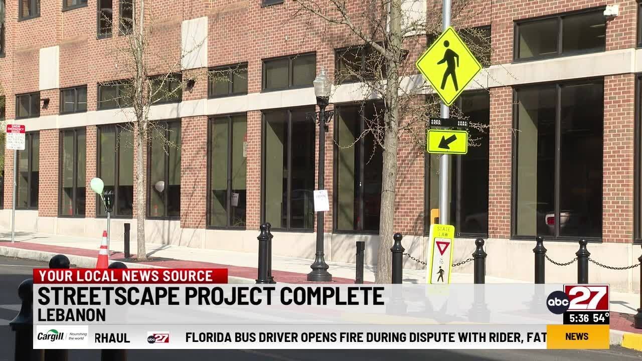 Lebanon unveils completed Streetscape project