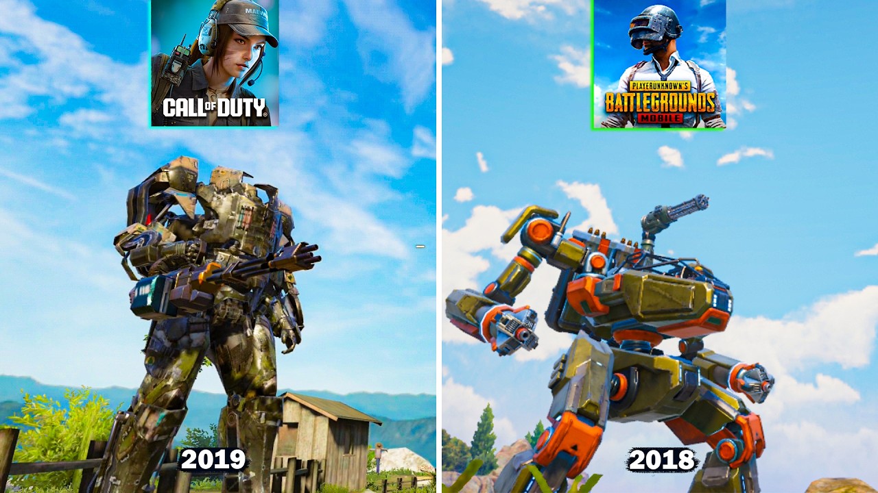 PUBG Mobile VS Call of Duty Mobile - Physics and Details Comparison