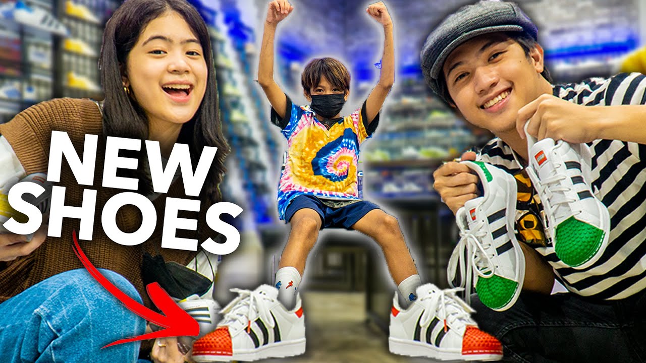 GIVING Away New SHOES To Strangers (Maagang Pamasko!) | Ranz and Niana