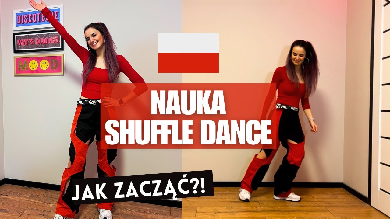 Nauka SHUFFLE DANCE po polsku!🇵🇱 Krok T-STEP #1
