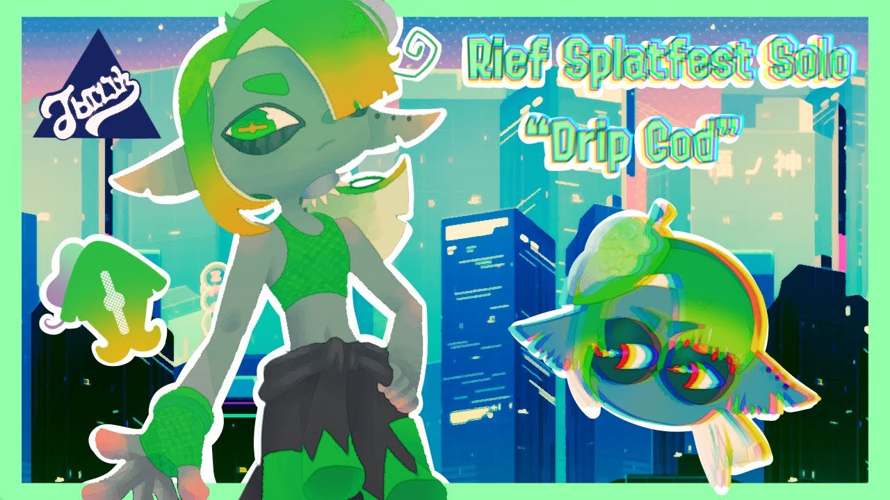 💧Drip Cod 🎏 Official Music Video ~ Rief Solo ~ Trilight (Splatoon Fan Idols)