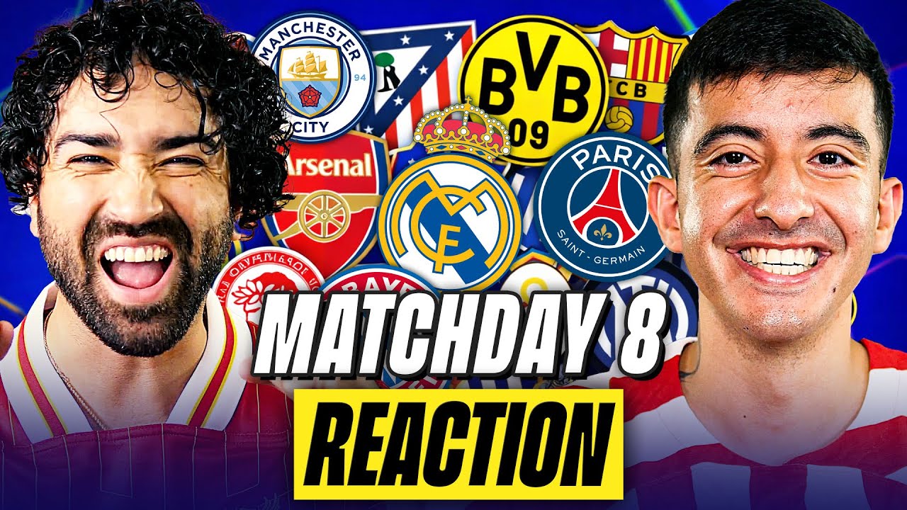 Champions League Matchday 8 Was PURE CHAOS (Full Reaction)