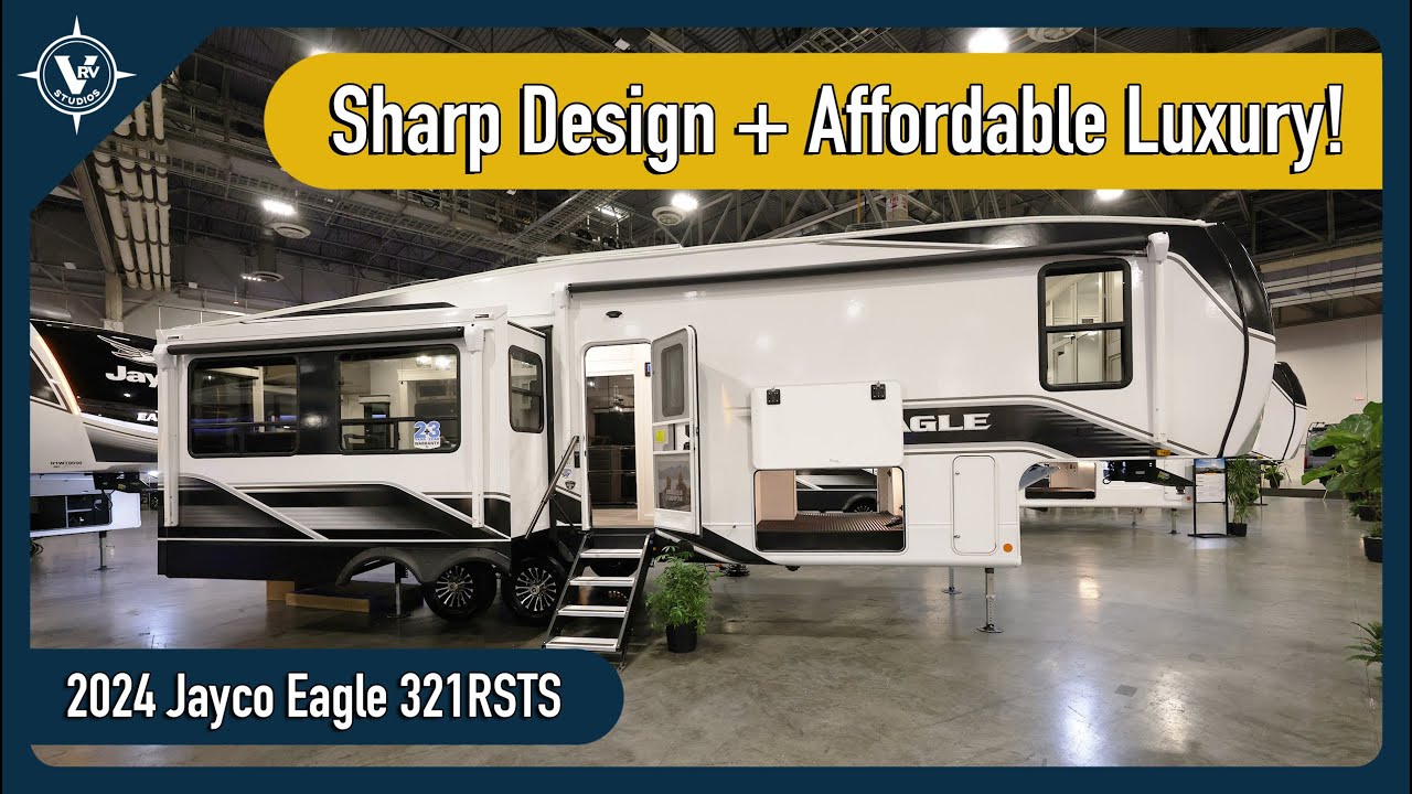 The Perfect First Fifth Wheel For COUPLES | 2024 Jayco Eagle 321RSTS