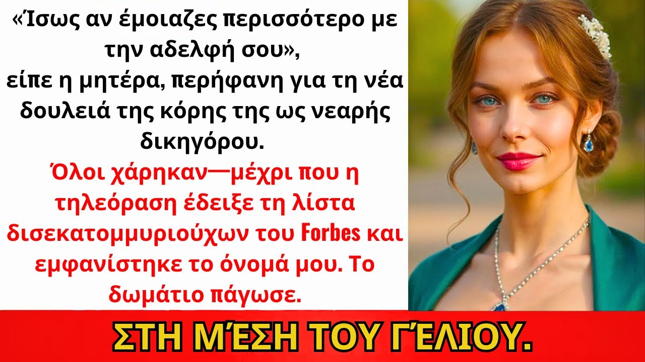 «Μακάρι Να Ήσουν Σαν Την Αδερφή Σου,» Αναστέναξε Η Μαμά, Επαινώντας Τη Δουλειά Της...