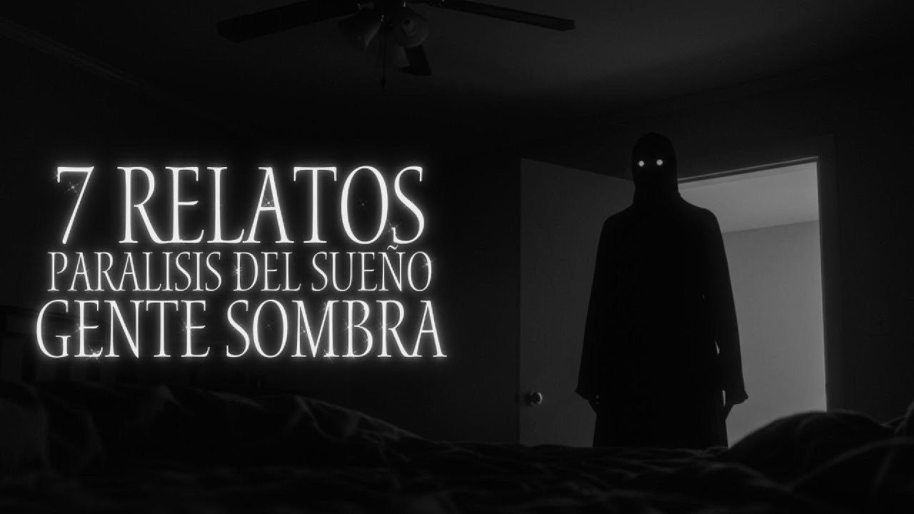 Gente Sombra: 7 Relatos de Terror de Personas con Parálisis del Sueño│ Lluvia y Pantalla Oscura