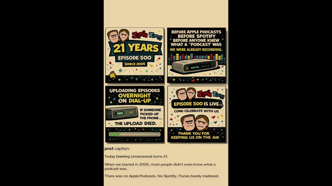 Gaming Uncensored is 21