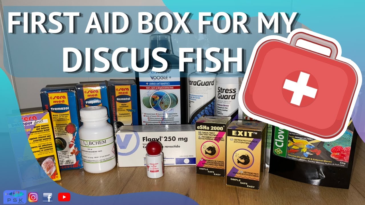 FIRST AID BOX FOR MY DISCUS FISH - The medicines I have stored for any emergency