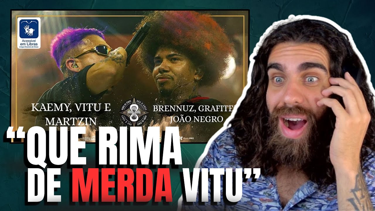 BRENNUZ, GRAFITEH E JO&Atilde;O NEGRO X KAEMY, MARTZIN E VITU | SEGUNDA FASE BDA 8 ANOS - REACT LUCAS MEIRA
