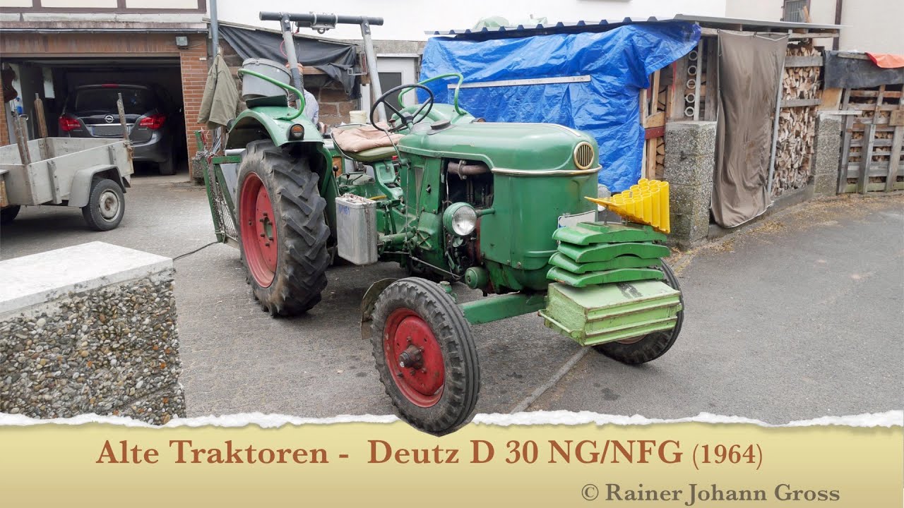Alte Traktoren -  Deutz D 30 NG/NFG (1964) - Motor: F2L 712