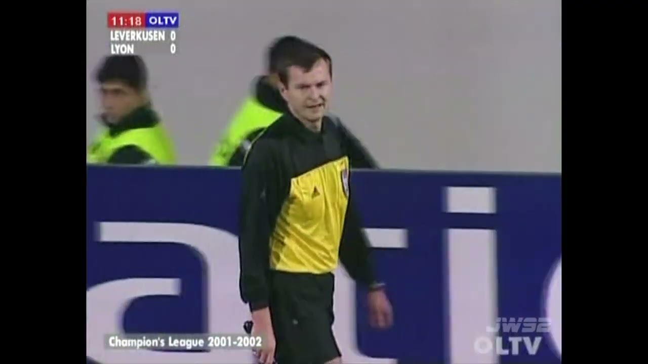 2001.10.31 Bayer Leverkusen 2 - Olympique Lyon 4 (Full Match 60fps - 2001-02 Champions League)
