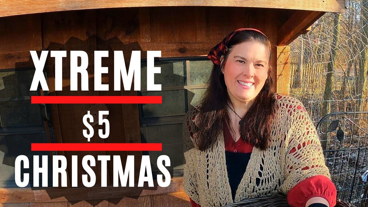 My Extreme $5 Magical Christmas -Homestead Mobile Home Tour
