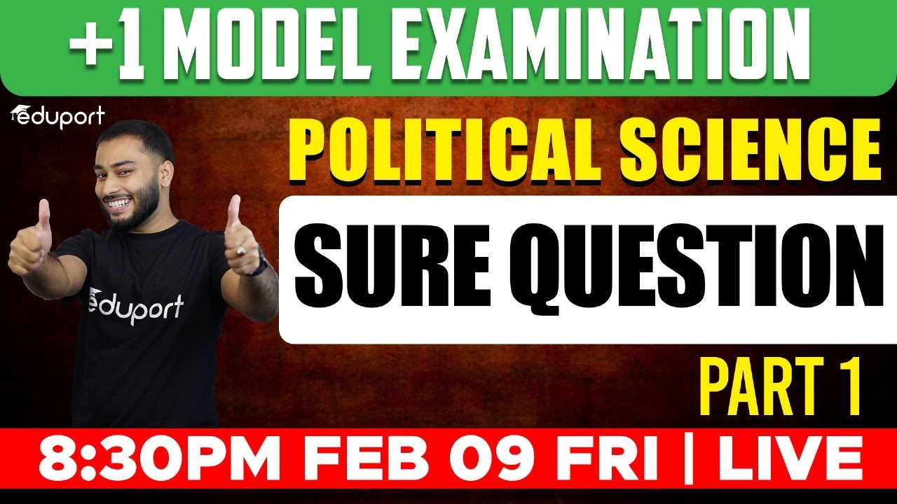 Plus One Politics | Sure Question - Part 1 | Eduport Commerce & Humanities