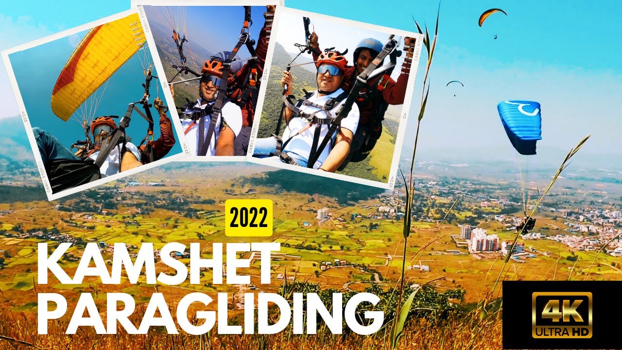 PARAGLIDING AT KAMSHET 2022 || GOPRO HERO 9 PARAGLIDING 4K VIDEO || FLY SAHYADRI