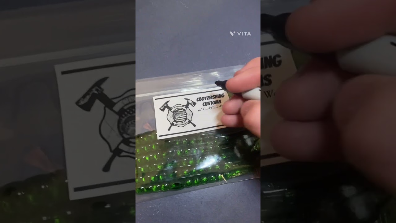 PACKAGING MY BAITS #godfirst #bass #bassfishing #fishing #fish #smallbusiness #lure #bait #lures