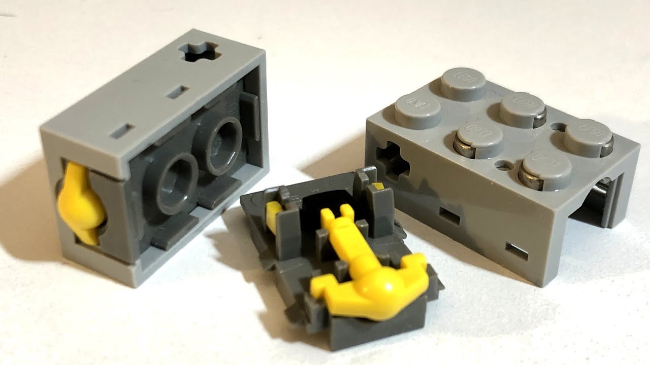 LEGO Technic 879 Touch Sensor Disassembly and Repair
