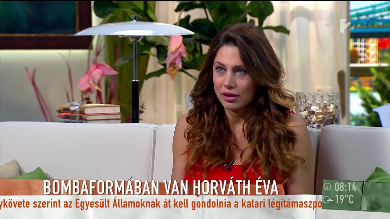 Horv&aacute;th &Eacute;va fogy&oacute;k&uacute;ra n&eacute;lk&uuml;l hozta mag&aacute;t bombaform&aacute;ba a sz&uuml;l&eacute;s ut&aacute;n - tv2.hu/mokka