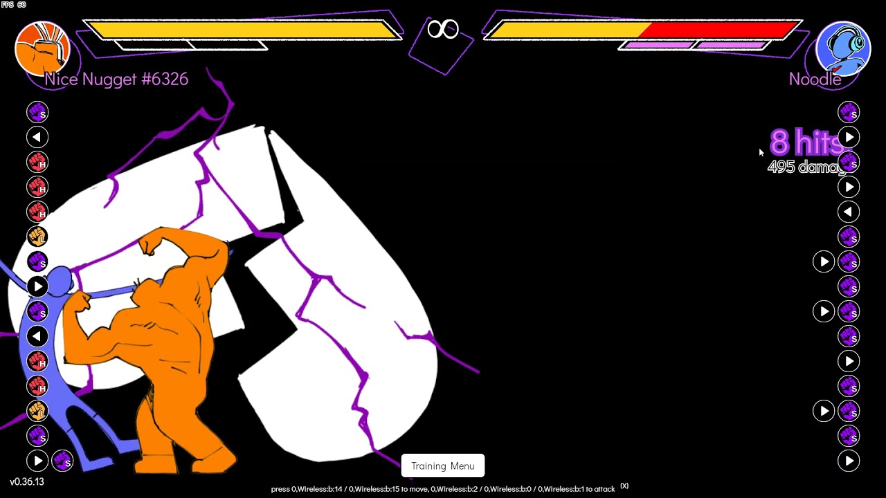 Optimal pork throw combo lul - Tough Love Arena