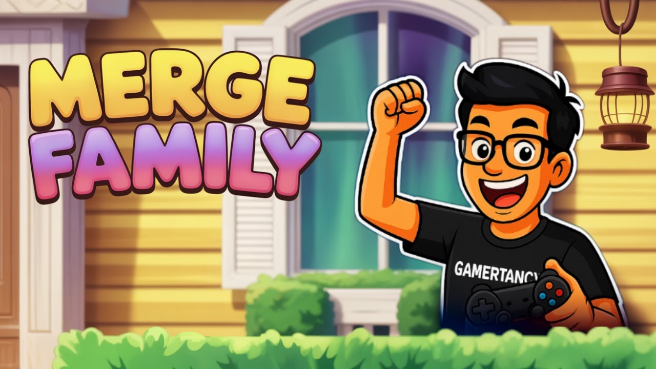 🧠 Merge Family Puzzle Game | Smart Merge aur Ghar Decor Combo 🎮 | Gamertancy