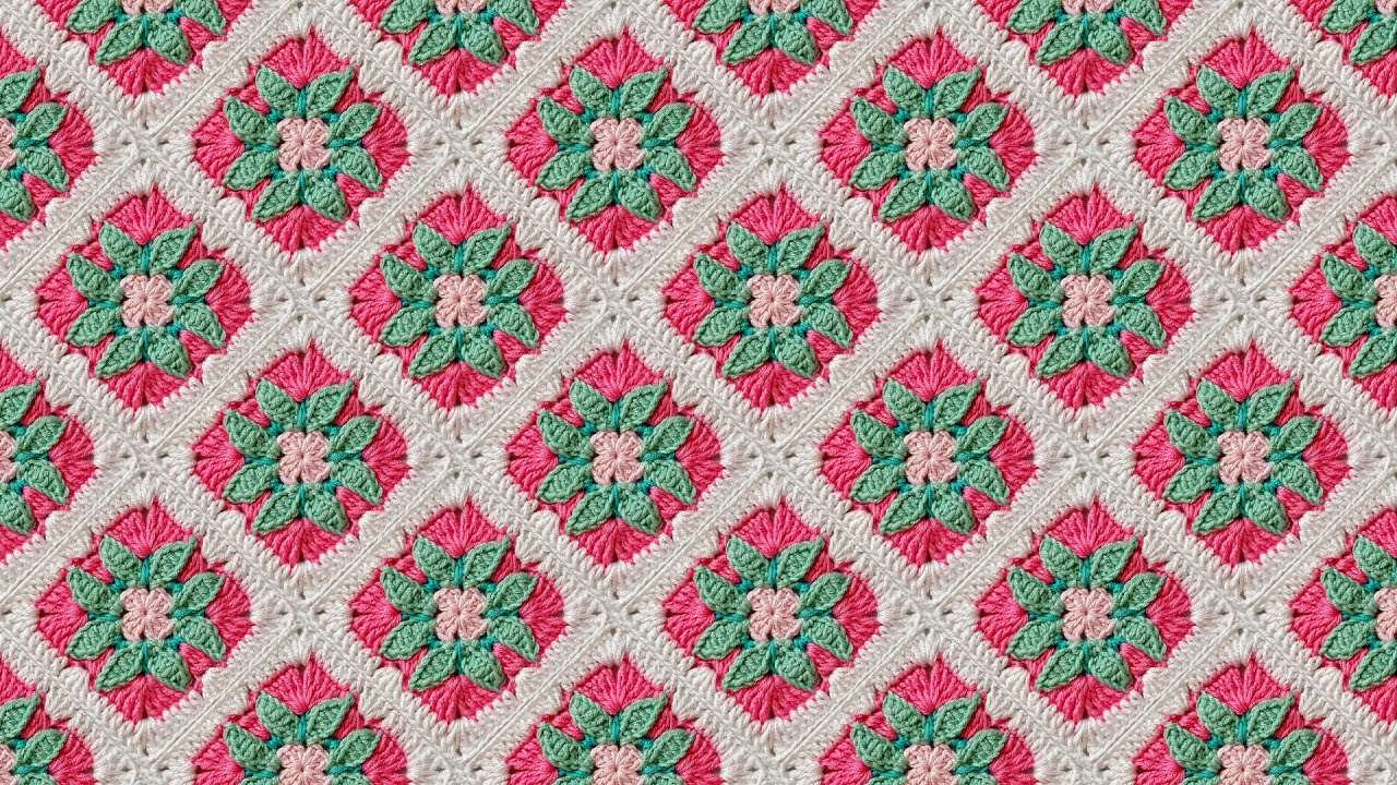 I'm amazed! How easy it is to crochet a granny square. Crochet.