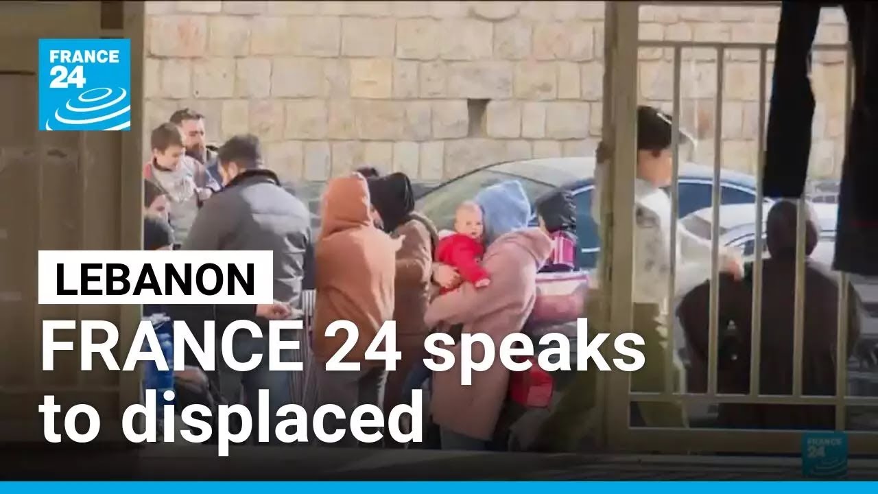 FRANCE 24 speaks to displaced Lebanese in mountains north of Beirut • FRANCE 24 English