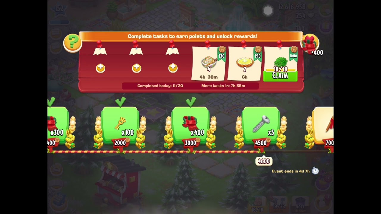 Task event of the horse