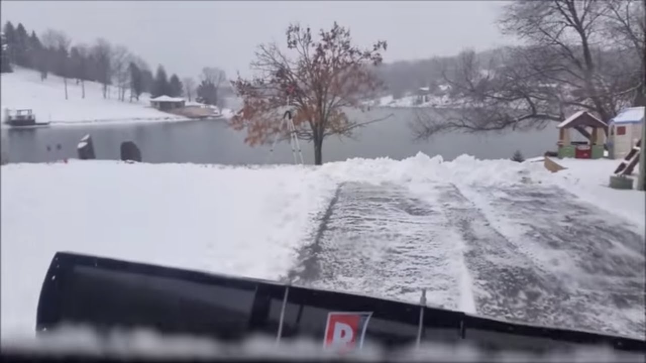 Denali snow plow first use - Polaris Ranger