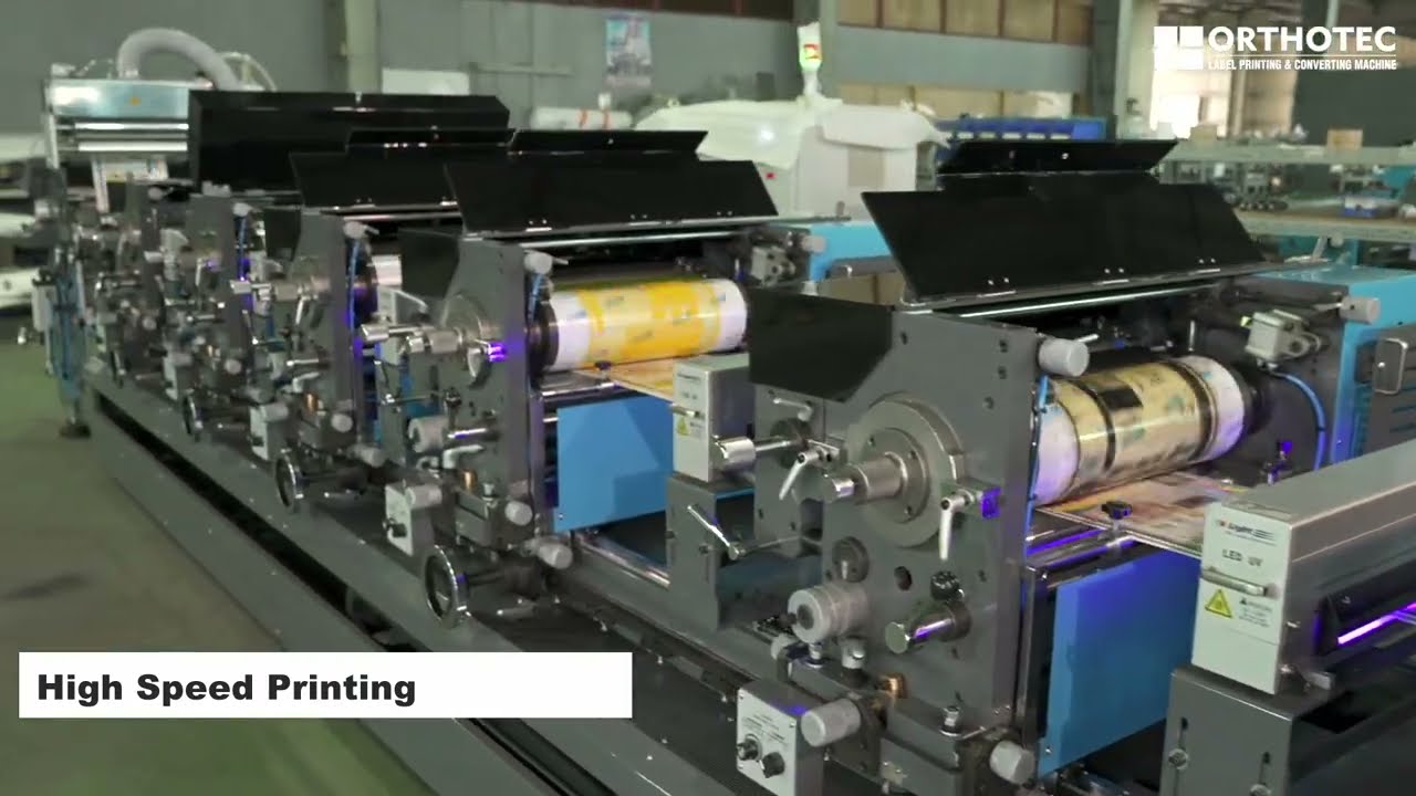 ORTHOTEC Semi-rotary Flexo Label Printing Press - FLX Series