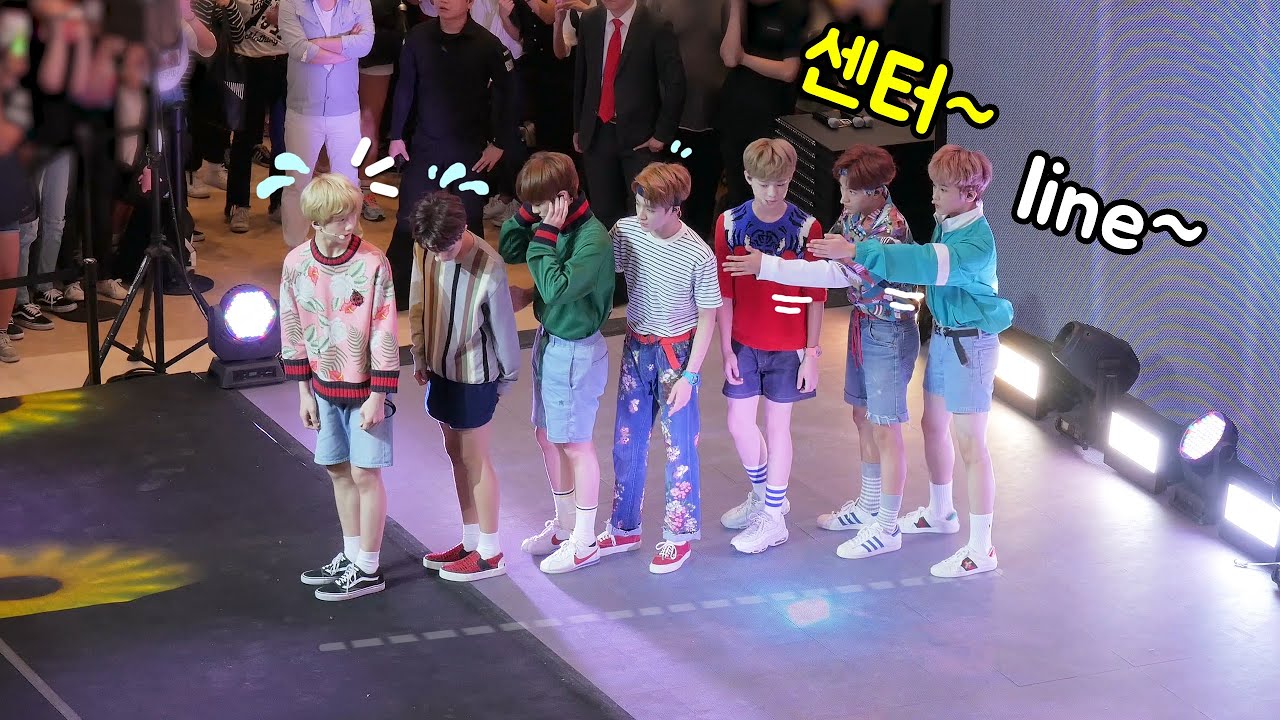 데뷔 초 귀요미 NCT드림 의 실수 cute baby NCT DREAM in the Debut, mistake : Edited fancam : 스타필드 하남 160910 츄잉껌