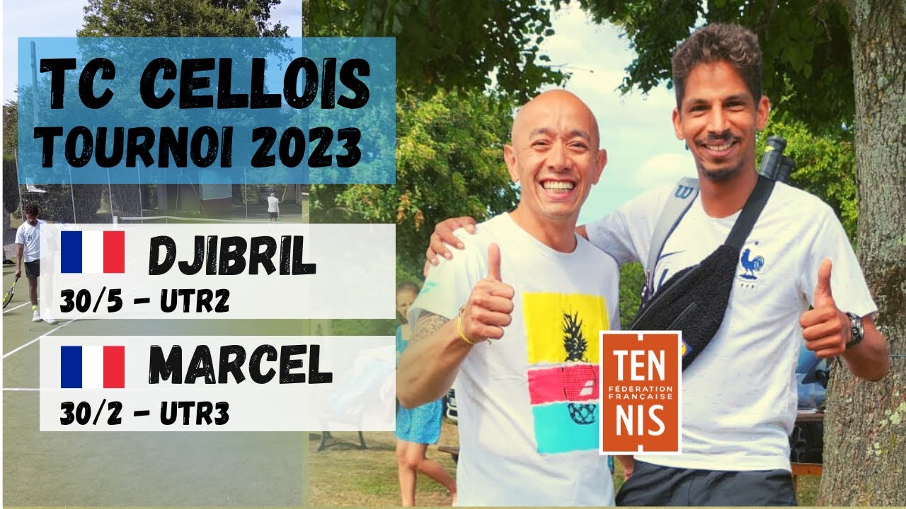 Marcel 30/2 (UTR4) vs Djibril 30/5  (UTR2) - 1er Tour Tournoi de La Celle Dunoise