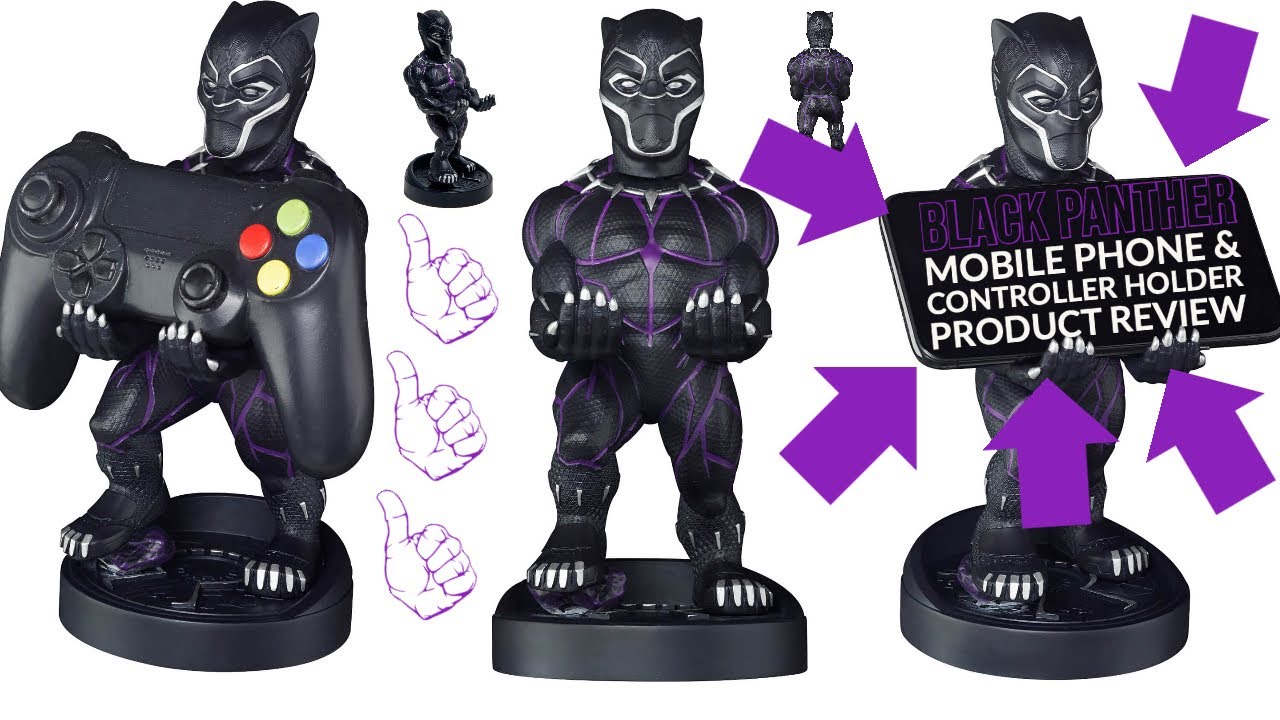 Marvel Cable Guys Black Panther Phone & Controller Holder Review!!!