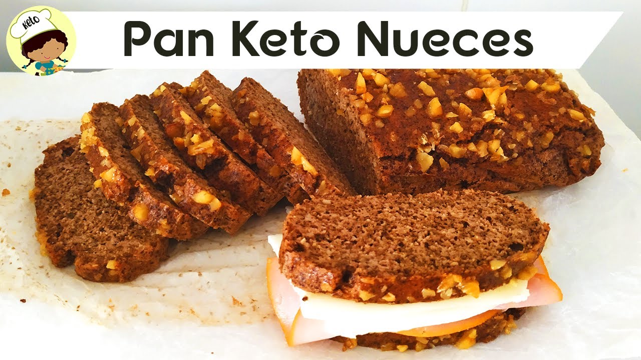 PAN KETO | CETOGENICO | DE NUECES | Sin harina de Almendras