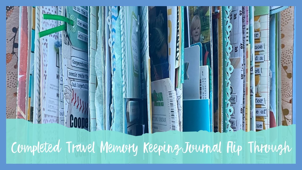 Completed Travel Journal Flip Through | USA & Canada 2019 Road Trip Journal