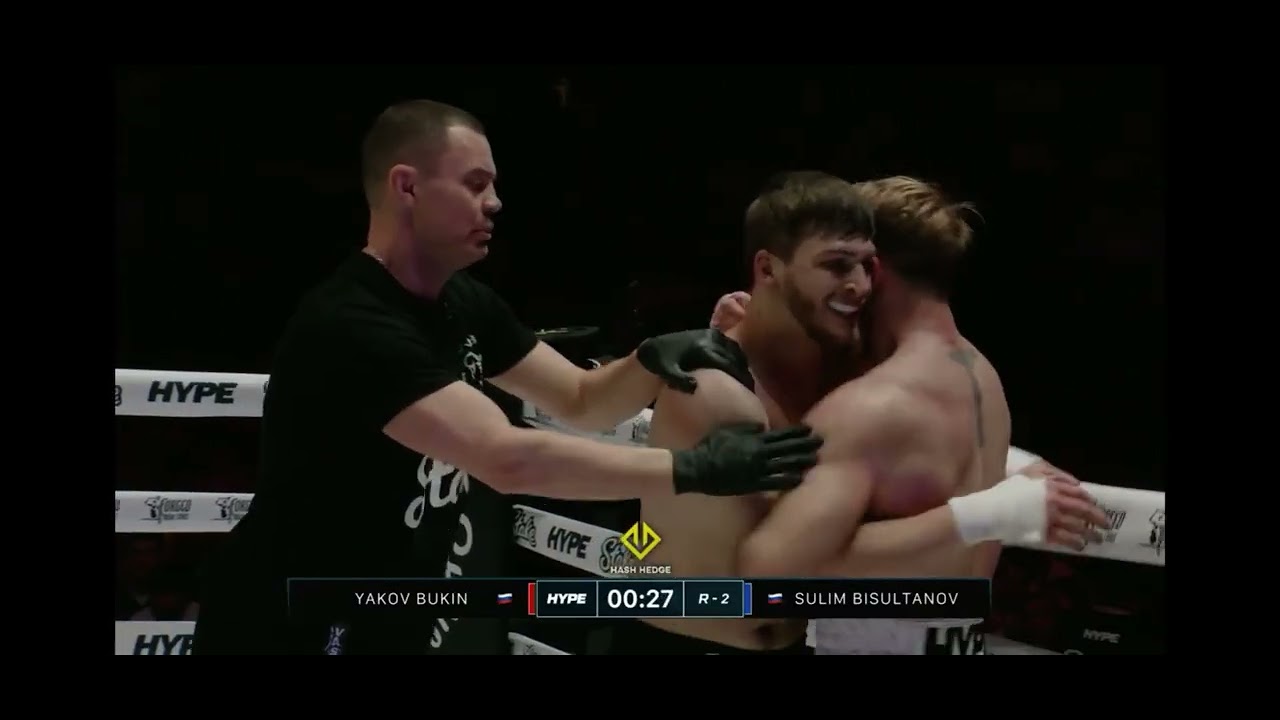 Яков Букин vs Сулим Бисултанов полный бой HypeFC