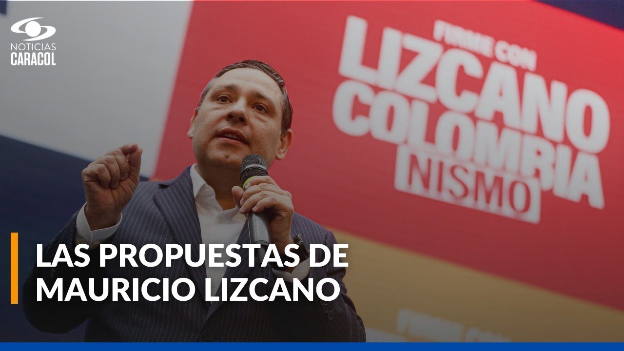 Mauricio Lizcano, candidato presidencial, expone sus propuestas en Noticias Caracol