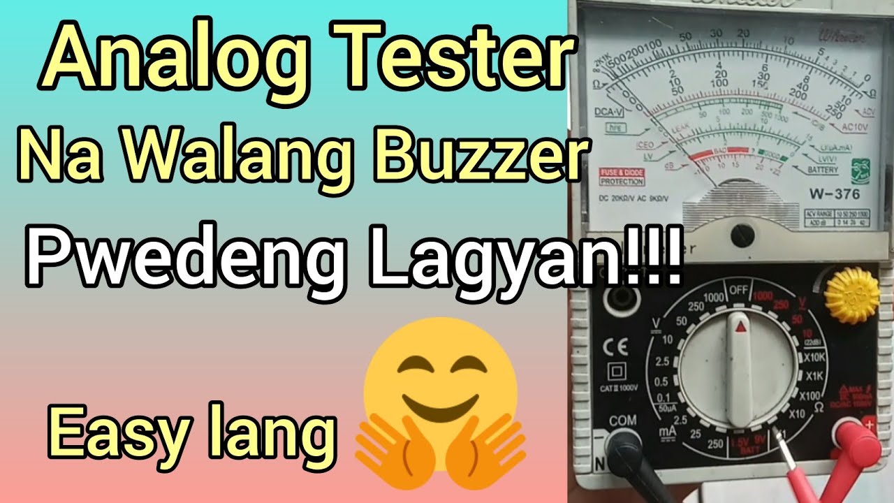 Paano Mag Lagay Ng Buzzer sa Analog Tester